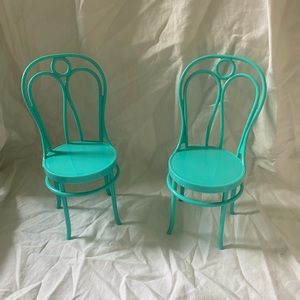 2 American Girl Doll/ 18 inch doll sized chairs